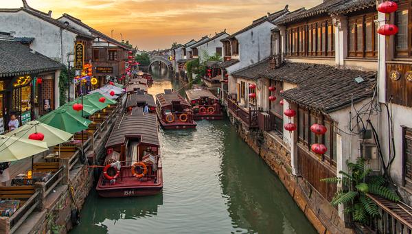 Gorgeous gardens, quaint canals, and a space that's — unlike other municipalities in China — explorable by foot